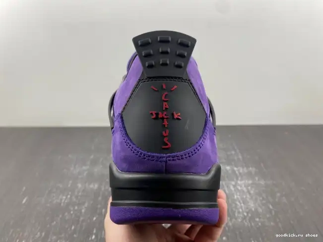 Scott Jordan Air Purple 4 Suede Travis x 0426